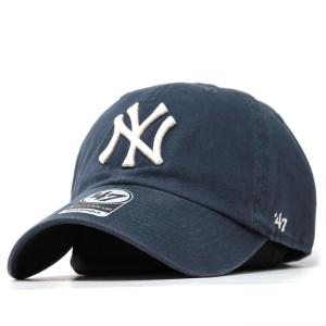 47 キャップ 47brand クリーンナップ  フォーティーセブン Yankees Vintage Navy '47 CLEAN UP V.NAVY ヴィンテージネイビー｜elehelm-hatstore