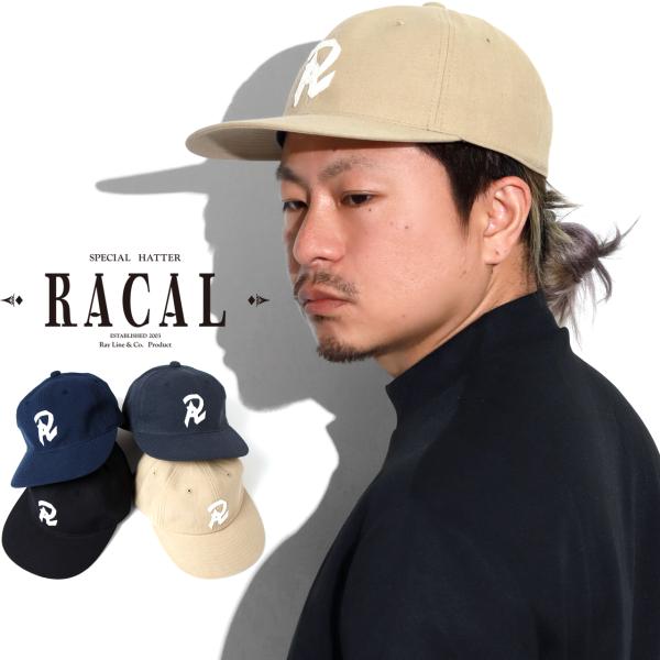 ベースボールキャップ メンズ B.B.Cap ラカル レディース 牛革ベルト コットン 日本製 キャ...