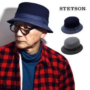 stetson ハット バケット メンズ サファリ ハット 冬 サハリ ケーブル編み 帽子 デニム バケットハット ウール ステットソン プレゼント 帽子 紳士｜elehelm-hatstore