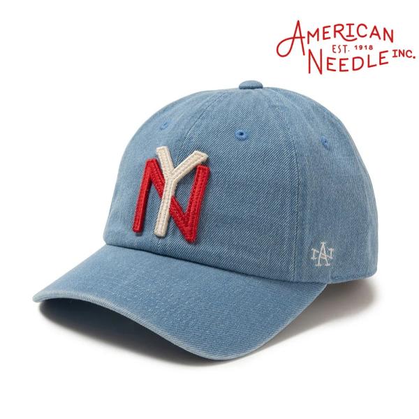 アメリカンニードル キャップ デニム 帽子 アメリカンニードル ロゴキャップ American Ne...