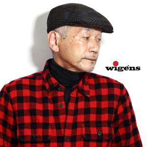 ハンチング帽 WIGENS メンズ 帽子 大きいサイズ ライニング メッシュ