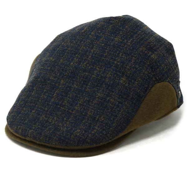 ハンチング帽 メンズ 冬 ブランド 帽子 ミラショーン サイズ調整 日本製 紳士 フランネラーナ ブ...