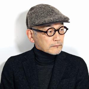 ハンチング 大きいサイズ メンズ 帽子 秋冬 ウール 送料無料