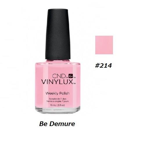 CND VINYLUX バイナラクス カラーポリッシュ Be Demure 214 ウィークリーポリ...
