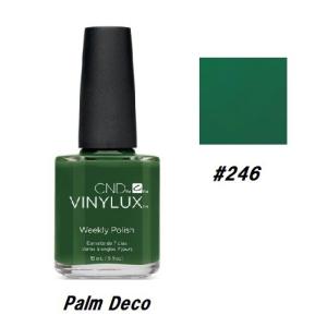 CND VINYLUX バイナラクス カラーポリッシュ Palm Deco 246 ウィークリーポリッシュ 15ml CND 速乾性 マニキュア ネイルグッズ 新品 【送料無料】