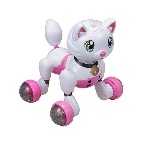 キヨラカ ロボット猫 かまってにゃん RN-N01 猫型ロボット おもちゃ 動く 歌う 鳴く ダンス...