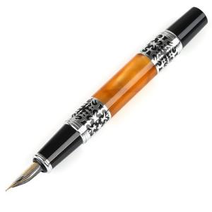 万年筆 ペン 大理石柄 マーブル F細字 EF極細字 筆記具 文房具 文具