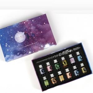 クリスタルガラスペン インク12色付き 自由星空 ユニコーン