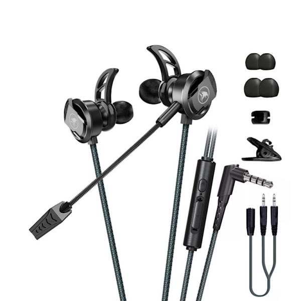 新型 RX3 ゲーミングイヤホン ブラック カナル型 有線  ゲームイヤフォン ps4 ps5 pc...