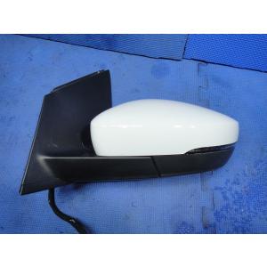 2017y VW ポロ  6R 系 等 左 ドアミラー LC9AL/白   [2085]