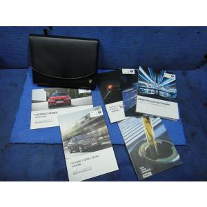 BMW 320i F30 セダン 等 取扱説明書 取説 純正 ケース 車検証入れ    [2411]