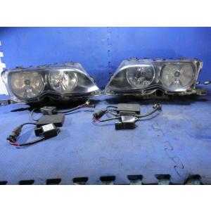 BMW 3シリーズ E46 AY20 AV22 等　純正 ヘッドライト 左右　ハロゲン　 (社外HI...