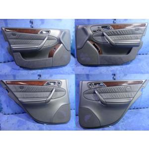 メルセデス ベンツ W203 C240 等 純正 本革 ドア 内張 トリム 1台分 フロント リア４...