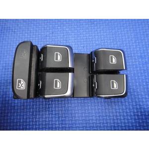 アウディ A3 8VCXSL 8V系 等 フロント 運転席 パワーウィンドウ スイッチ 品番 8V0...