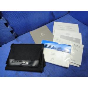 メルセデス ベンツ W204 C200 等  取扱説明書 取説 純正 車検証入れ ケース  [498...