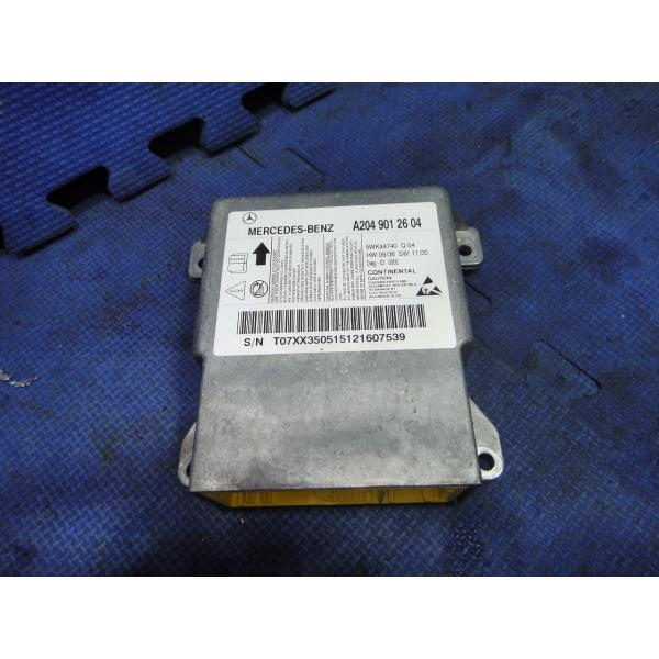 メルセデス ベンツ W204 C200 等 エアバッグ コンピューター 品番 2049012604 ...