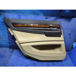 BMW 7 シリーズ F01 YA30 YA44 等 左 リア ドア 内張 トリム   [5717]