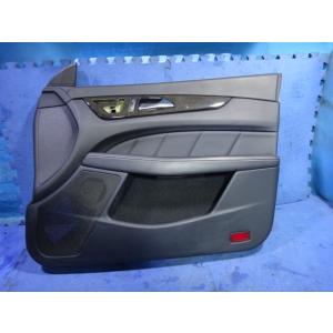 メルセデス ベンツ W218 CLS 350 等 右 フロント ドア 内張 トリム 黒革  [625...