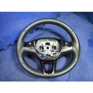 プジョー 2008 A9系 等 純正 ステアリング ハンドル   [6408]
