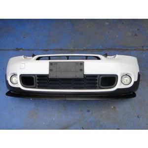 BMW ミニ クロスオーバー R60 クーパーSD 等 フロント バンパー    Ｂ15/白  [6...