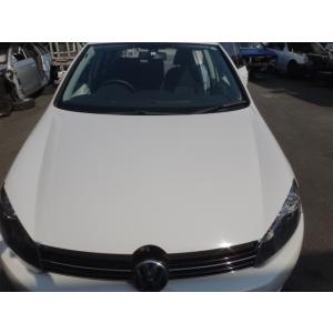 ワーゲン ゴルフ 6 1KC 系 ボンネット フード   LB9A/白 [8229]