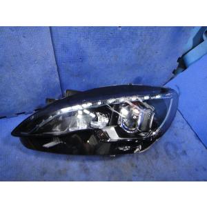 プジョー 308 T9WBH01 等  左 ヘッドライト LED 点灯OK ジャンク 部品取り  品...