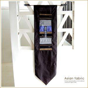 アジアン雑貨 鮮やかな刺繍のアジアンタペストリー アジア工房 10281