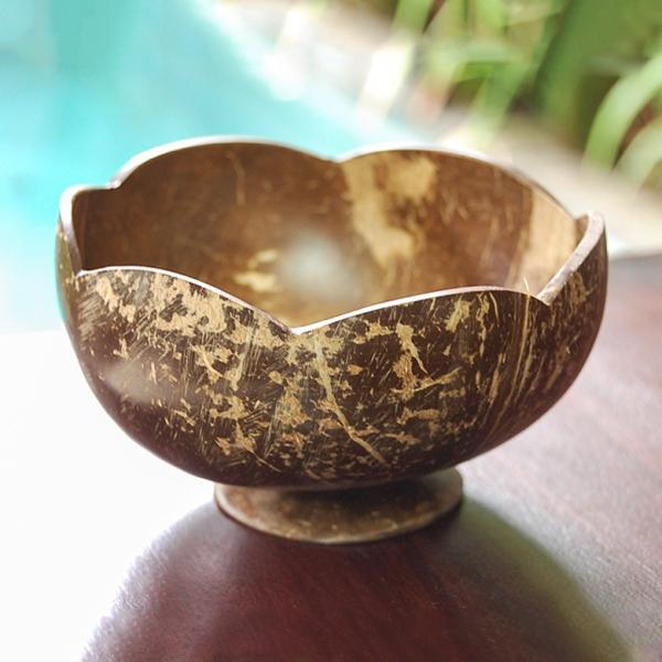 ボウル デコレーショントレー 小物入れ 置物 オブジェ 収納 卓上 ココナッツウッド アジアン バリ...