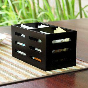 アジアン雑貨 マホガニーウッドのスタンドケース アジア工房 10434