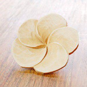 プルメリアの花びらをモチーフにした木製アロマフラワー Aタイプ アジア工房 10891