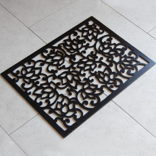 アートパネル レリーフ ランチョンマット モダン ロータス 花 蓮 壁飾り アジアン雑貨 バリ雑貨 ...