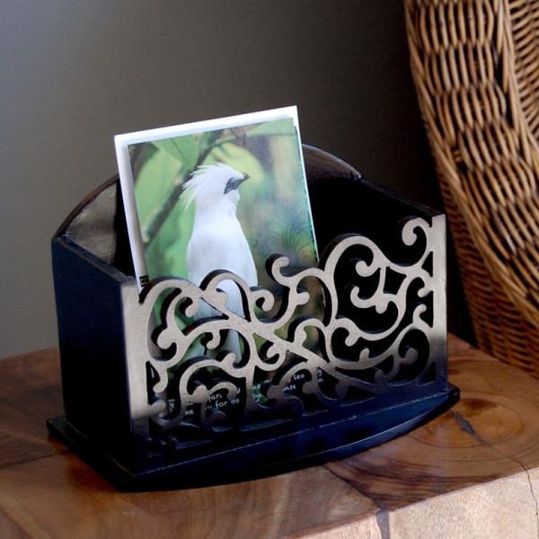 アートパネル カタログスタンド アジアン雑貨 新生活 アジアン 木彫り トレイ ナチュラル エスニッ...