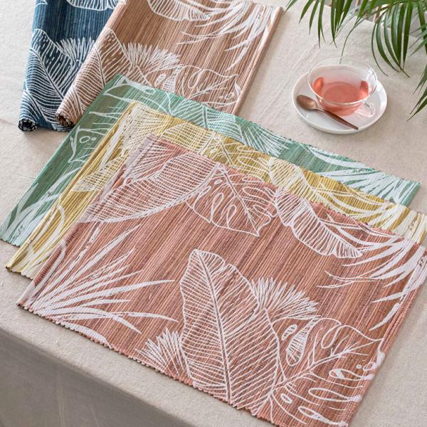 ランチョンマット ウォーターヒヤシンス製 コットン ランチマット プレースマット プレイスマット テ...