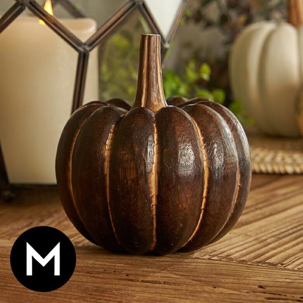 オブジェ パンプキン Mサイズ ベイクド ハロウィン クリスマス  デコレーション 飾り 装飾 置物...