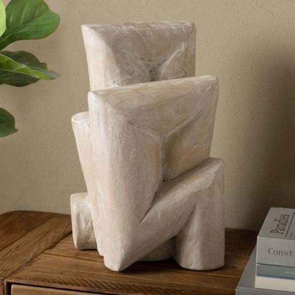 オブジェ 置物 木製 スワールウッド 天然木 ウッド ディスプレイ 無垢 木彫り ハンドメイド 玄関...