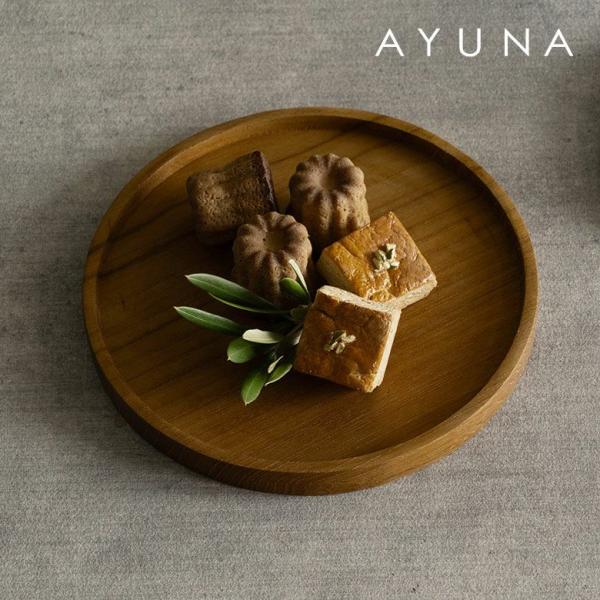 トレー 木製 お盆 プレート トレイ カフェ ワンプレート 配膳 収納 小物置き アクセサリー 丸 ...