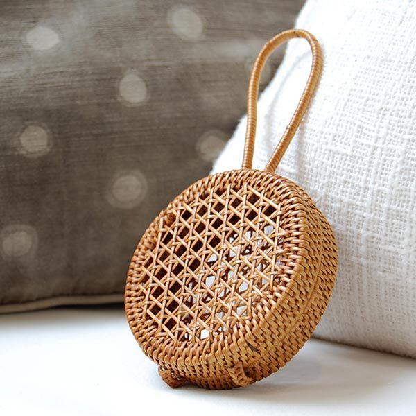 アジアン雑貨 アタ製ポプリケース アジア工房 2241