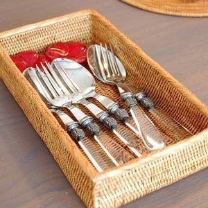 アジアン雑貨 アタ製収納ボックス アジア工房 2432