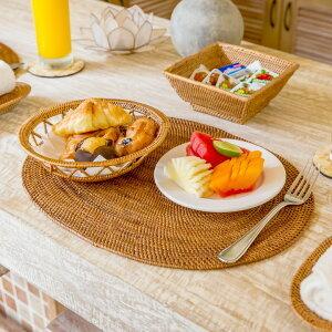 ランチョンマット ランチマット おしゃれ アジアン モダン エスニック ナチュラル アタ製 編み オ...
