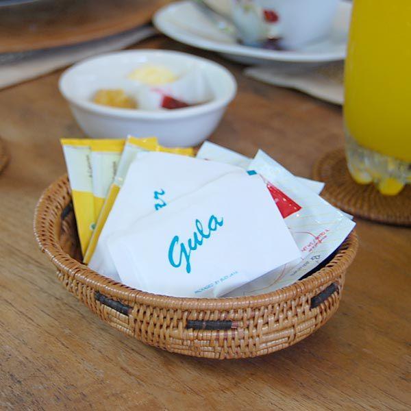 アジアン雑貨 アタ製オーバルボウル 楕円形Sサイズ アジア工房 2712