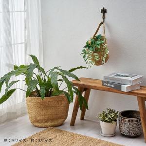 バスケット 吊り下げ かご カゴ ジュート 麻...の詳細画像1