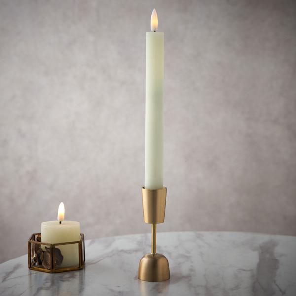 キャンドル ホルダー スタンド 真鍮 約 高さ 10.7cm ろうそく 立て 燭台 クリスマス ハロ...