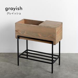 プランター スタンド 脚付き シェルフ アイア...の詳細画像2
