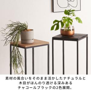 フラワー スタンド プランター 木製 アイアン...の詳細画像2