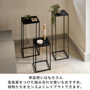 フラワー スタンド プランター 木製 アイアン...の詳細画像4