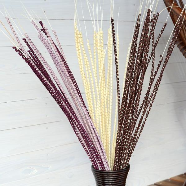 柳で出来たスパイラルのアートプランツ 3色展開 6361