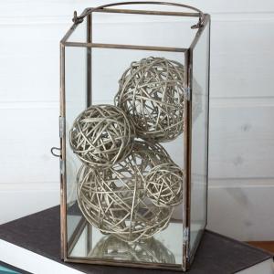 置き物 オブジェ 飾り ラタンボール 装飾 オ...の詳細画像3