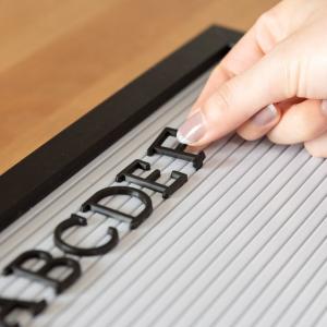 レターボード 文字パーツ付き 幅40cm 長方...の詳細画像2