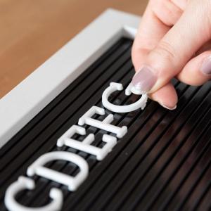 レターボード 文字パーツ付き 幅40cm 長方...の詳細画像2