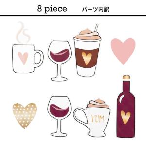 レターボード用文字パーツ アイコンパーツ カフ...の詳細画像2